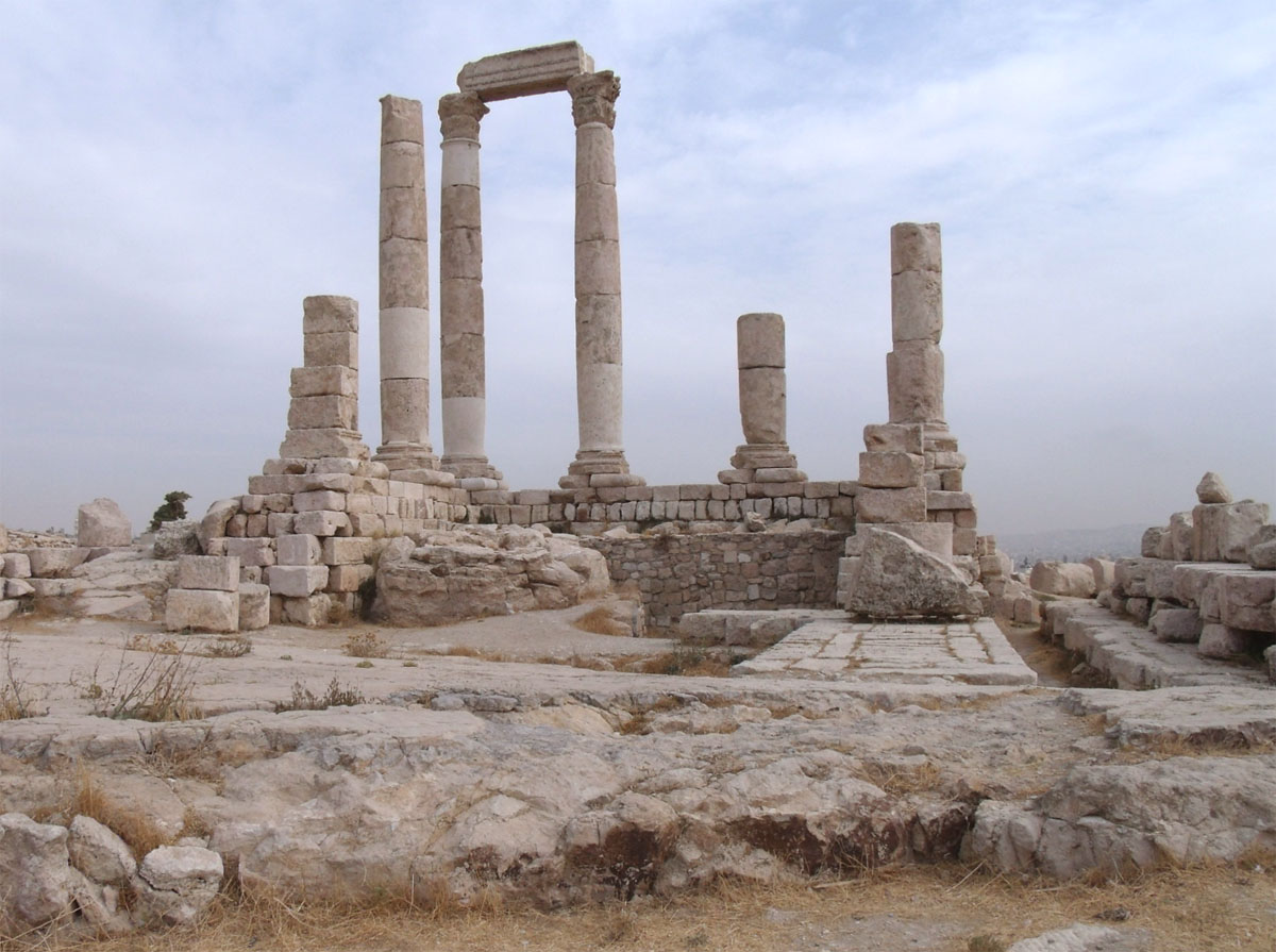 Амман, храм Геркулеса в Цитадели